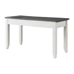 Martin Svensson Home Monterey White & Grey 57" Lift-Top Desk W/ Fingerprint Lock 20 Martin Svensson Home Monterey White & Grey 57" Lift-Top Desk W/ Fingerprint Lock -CYMAX Sales 2544374 11 L