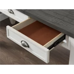 Martin Svensson Home Monterey White & Grey 57" Lift-Top Desk W/ Fingerprint Lock 17 Martin Svensson Home Monterey White & Grey 57" Lift-Top Desk W/ Fingerprint Lock -CYMAX Sales 2544374 7 L