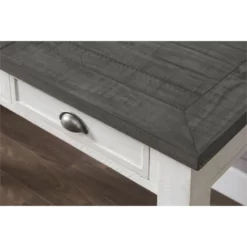 Martin Svensson Home Monterey White & Grey 57" Lift-Top Desk W/ Fingerprint Lock 19 Martin Svensson Home Monterey White & Grey 57" Lift-Top Desk W/ Fingerprint Lock -CYMAX Sales 2544374 9 L