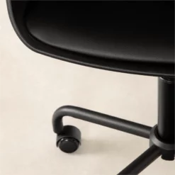 Scandinavian Black Office Swivel Chair Flam South Shore -CYMAX Sales 2549042 3 L