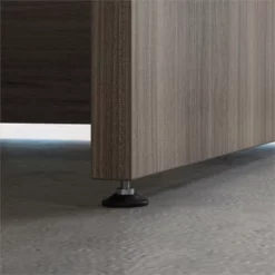 Sauder Affirm Engineered Wood Bowfront Executive Desk In Hudson Elm/Brown 15 Sauder Affirm Engineered Wood Bowfront Executive Desk In Hudson Elm/Brown -CYMAX Sales 2550437 6 L