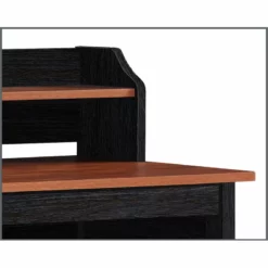 Saint Birch Finley Modern Wood Writing Desk With Hutch In White/Gray Oak -CYMAX Sales 2551804 2 L