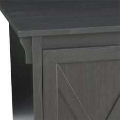 Saint Birch Hawksbury 1-Door Farmhouse Wood Writing Desk In Espresso -CYMAX Sales 2551812 4 L