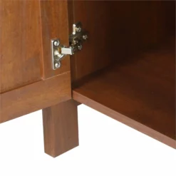 Saint Birch Hawksbury 1-Door Farmhouse Wood Writing Desk In Espresso -CYMAX Sales 2551813 4 L