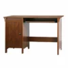 Saint Birch Hawksbury 1-Door Farmhouse Wood Writing Desk In Espresso -CYMAX Sales 2551813 L