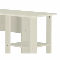 Saint Birch Hanzila L-Shaped Transitional Wood Executive Desk In Antique White 10 Saint Birch Hanzila L-Shaped Transitional Wood Executive Desk In Antique White -CYMAX Sales 2551850 3 L