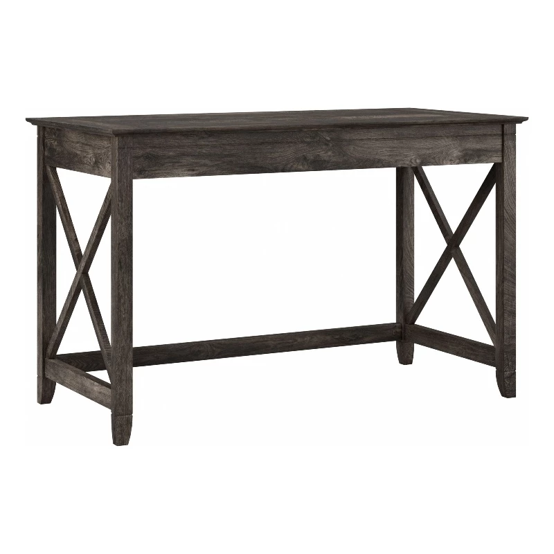 Key West 48W Writing Desk In Dark Gray Hickory - Engineered Wood 17 Key West 48W Writing Desk In Dark Gray Hickory - Engineered Wood - Image 15