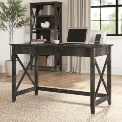 Key West 48W Writing Desk In Dark Gray Hickory - Engineered Wood 37 Key West 48W Writing Desk In Dark Gray Hickory - Engineered Wood -CYMAX Sales 2552193 8 L