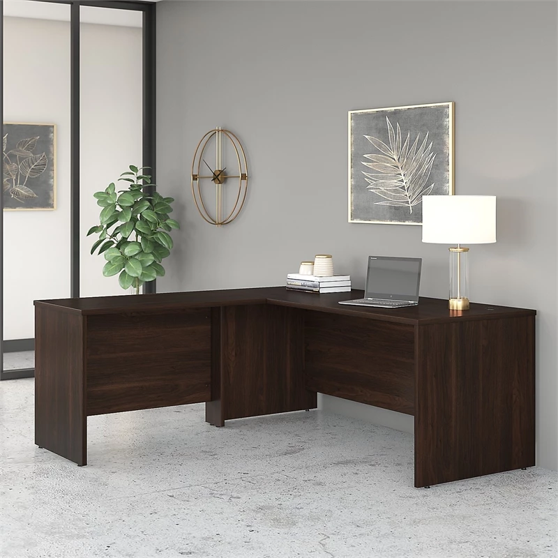 Studio C 72W X 30D L Shaped Desk In Modern Hickory - Engineered Wood 4 Studio C 72W X 30D L Shaped Desk In Modern Hickory - Engineered Wood - Image 2