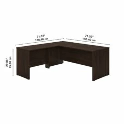 Studio C 72W X 30D L Shaped Desk In Modern Hickory - Engineered Wood 24 Studio C 72W X 30D L Shaped Desk In Modern Hickory - Engineered Wood -CYMAX Sales 2552255 2 L
