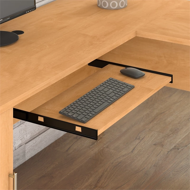 Bush Furniture Somerset 60W L Desk In Maple Cross - Engineered Wood 13 Bush Furniture Somerset 60W L Desk In Maple Cross - Engineered Wood - Image 11