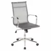 LumiSource Mirage Mesh Fabric And Metal Office Chair In Chrome/Silver 1 LumiSource Mirage Mesh Fabric And Metal Office Chair In Chrome/Silver -CYMAX Sales 2561262 L
