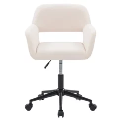 Atlin Designs Fabric Upholstered Task Chair In Off White -CYMAX Sales 2561608 7 L