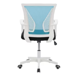 UrbanPro Traditional Fabric Ergonomic Mesh Back Office Chair In Blue -CYMAX Sales 2561819 11 L