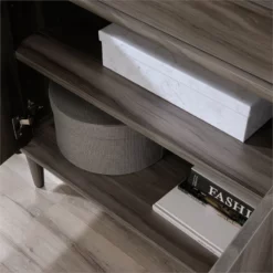 Home Square 3-Piece Set With Desk Base Storage Cabinet & Narrow Storage Cabinet -CYMAX Sales 2564164 16 L