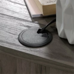 Home Square 2-Piece Set With Executive Desk & Cabinet With File In Jet Acacia -CYMAX Sales 2564175 4 L