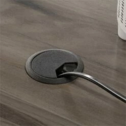 Home Square 2-Piece Set With L-Shaped Desk & Credenza For TVs Upto 46" -CYMAX Sales 2564179 16 L