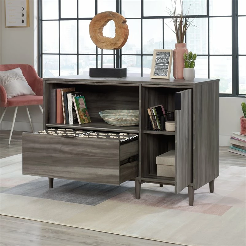 Home Square 2-Piece Set With L-Shaped Desk & Credenza For TVs Upto 46" 20 Home Square 2-Piece Set With L-Shaped Desk & Credenza For TVs Upto 46" - Image 18