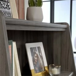 Home Square 4-Piece Set With Desk Lateral File Cabinet Hutch & Narrow Cabinet -CYMAX Sales 2564182 14 L