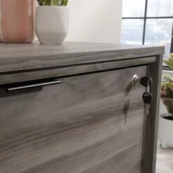 Home Square 3-Piece Set With L-Shaped Desk Lateral File Cabinet & Hutch -CYMAX Sales 2564183 19 L