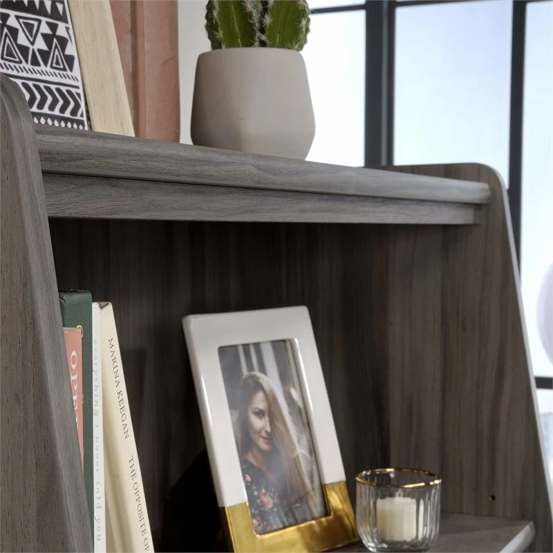 Home Square 4-Piece Set With Desk Base Cabinet Hutch & Narrow Storage Cabinet 17 Home Square 4-Piece Set With Desk Base Cabinet Hutch & Narrow Storage Cabinet - Image 15