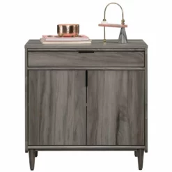 Home Square 3-Piece Set With L-Shaped Desk Base Storage Cabinet & Library Hutch -CYMAX Sales 2564185 10 L