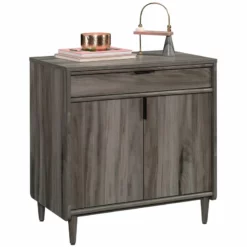 Home Square 3-Piece Set With L-Shaped Desk Base Storage Cabinet & Library Hutch -CYMAX Sales 2564185 4 L