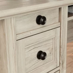 Home Square 2-Piece Set With L-Shaped Desk & Library Base In Chalk Oak -CYMAX Sales 2565376 5 L