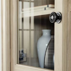 Home Square 2-Piece Set With Credenza Desk & Hutch In Chalked Oak -CYMAX Sales 2565692 7 L