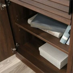 Home Square 2-Piece Set With L-Shaped Desk & Office Credenza In Spiced Mahogany 34 Home Square 2-Piece Set With L-Shaped Desk & Office Credenza In Spiced Mahogany -CYMAX Sales 2565695 12 L