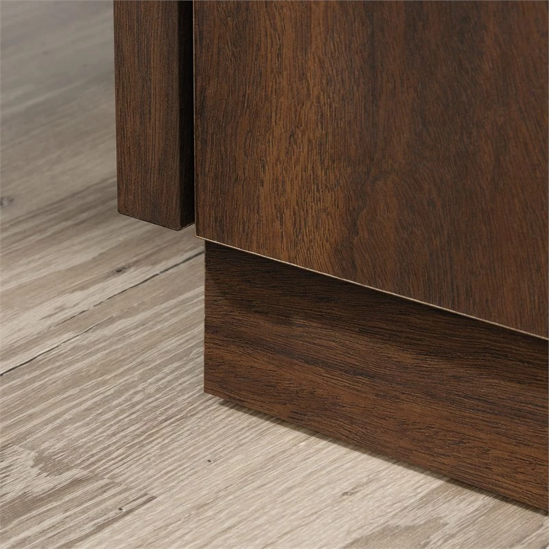 Home Square 2-Piece Set With L-Shaped Desk & Office Credenza In Spiced Mahogany 21 Home Square 2-Piece Set With L-Shaped Desk & Office Credenza In Spiced Mahogany - Image 19