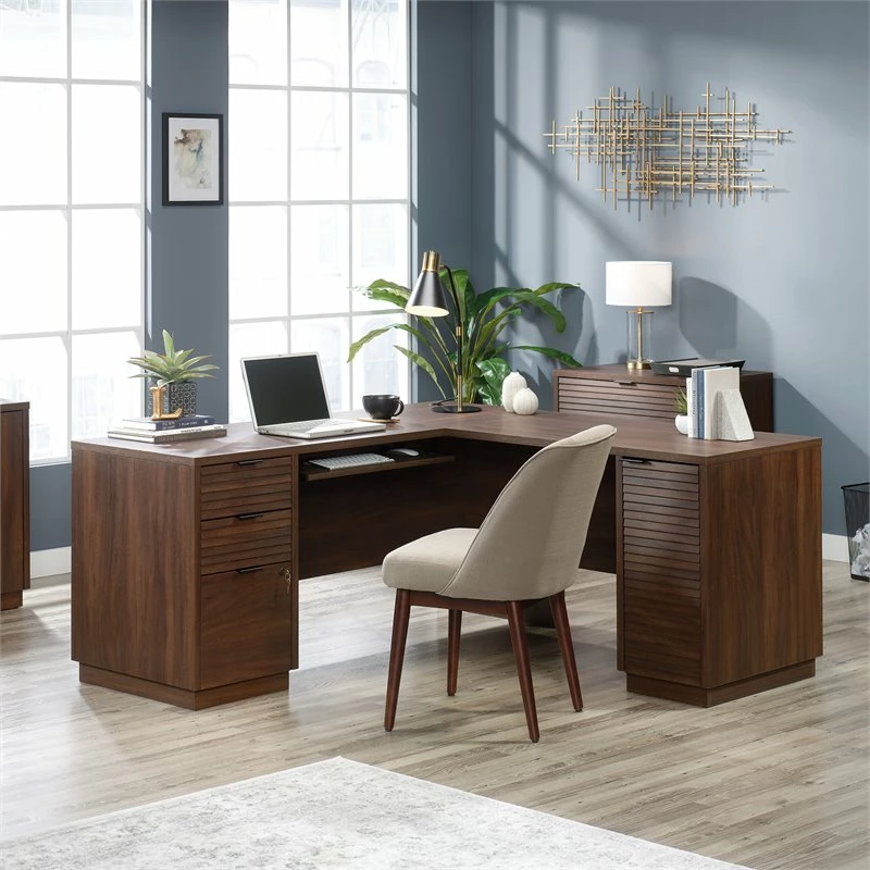 Home Square 2-Piece Set With Computer Desk & Lateral File In Spiced Mahogany 9 Home Square 2-Piece Set With Computer Desk & Lateral File In Spiced Mahogany - Image 7
