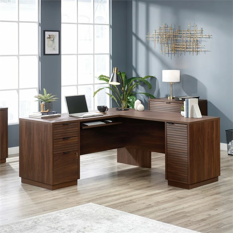 Home Square 2-Piece Set With Computer Desk & Lateral File In Spiced Mahogany 11 Home Square 2-Piece Set With Computer Desk & Lateral File In Spiced Mahogany - Image 9