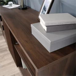 Home Square 2-Piece Set With Executive Desk & Office Credenza In Spiced Mahogany 34 Home Square 2-Piece Set With Executive Desk & Office Credenza In Spiced Mahogany -CYMAX Sales 2565699 12 L