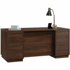 Home Square 2-Piece Set With Executive Desk & Office Credenza In Spiced Mahogany 31 Home Square 2-Piece Set With Executive Desk & Office Credenza In Spiced Mahogany -CYMAX Sales 2565699 9 L