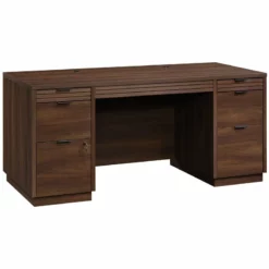 Home Square 3-Piece Set With Executive Desk Lateral File & Library Hutch -CYMAX Sales 2565702 3 L