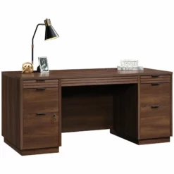 Home Square 3-Piece Set With Executive Desk Lateral File & Library Hutch -CYMAX Sales 2565702 9 L