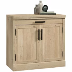 Home Square 4-Piece Set With Executive Desk Filing Cabinet Storage Stand & Hutch -CYMAX Sales 2567733 5 L