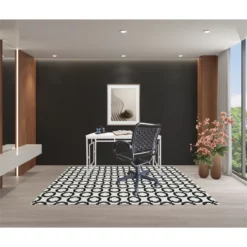 Comfort Bungee Office Chair With Arms In Black Color -CYMAX Sales 2567799 4 L