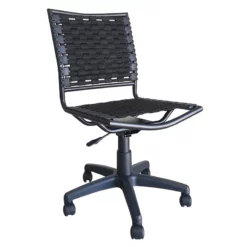 Armless Bungee Task Chair Comfort In Black Color 9 Armless Bungee Task Chair Comfort In Black Color -CYMAX Sales 2567800 2 L