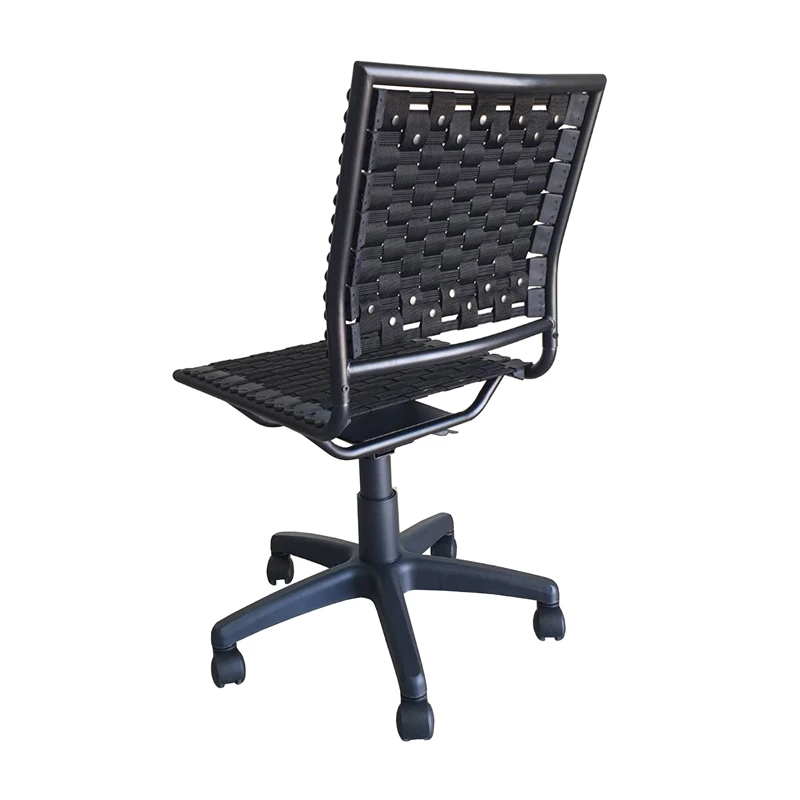 Armless Bungee Task Chair Comfort In Black Color 6 Armless Bungee Task Chair Comfort In Black Color - Image 4