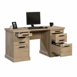 Home Square 2-Piece Set With 60" Credenza Desk & Utility Stand Library Base 31 Home Square 2-Piece Set With 60" Credenza Desk & Utility Stand Library Base -CYMAX Sales 2568617 9 L