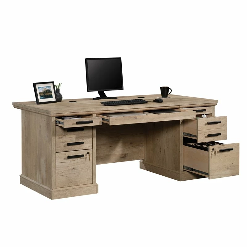 Home Square 2-Piece Set With Executive Desk & Utility Stand Library Base 14 Home Square 2-Piece Set With Executive Desk & Utility Stand Library Base - Image 12