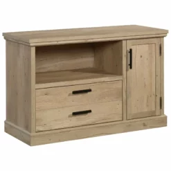 Home Square 2-Piece Set With Space Credenza Desk & Small Filing Cabinet Credenza -CYMAX Sales 2568625 2 L