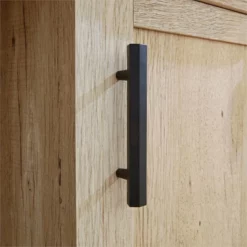 Home Square 2-Piece Set With Space Credenza Desk & Utility Stand Library Base -CYMAX Sales 2568626 17 L