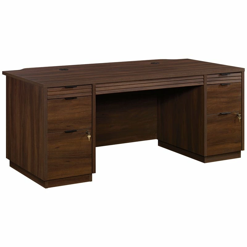 Home Square 2-Piece Set With Excutive Desk & Small Filing Cabinet Credenza 4 Home Square 2-Piece Set With Excutive Desk & Small Filing Cabinet Credenza - Image 2
