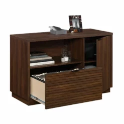 Home Square 2-Piece Set With Excutive Desk & Small Filing Cabinet Credenza 33 Home Square 2-Piece Set With Excutive Desk & Small Filing Cabinet Credenza -CYMAX Sales 2568636 11 L