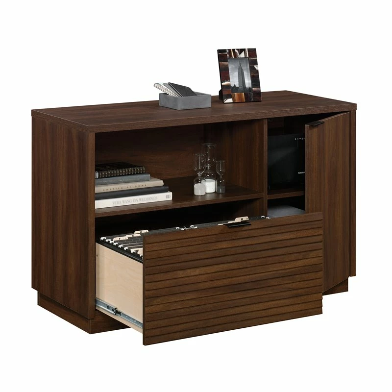 Home Square 2-Piece Set With Excutive Desk & Small Filing Cabinet Credenza 14 Home Square 2-Piece Set With Excutive Desk & Small Filing Cabinet Credenza - Image 12