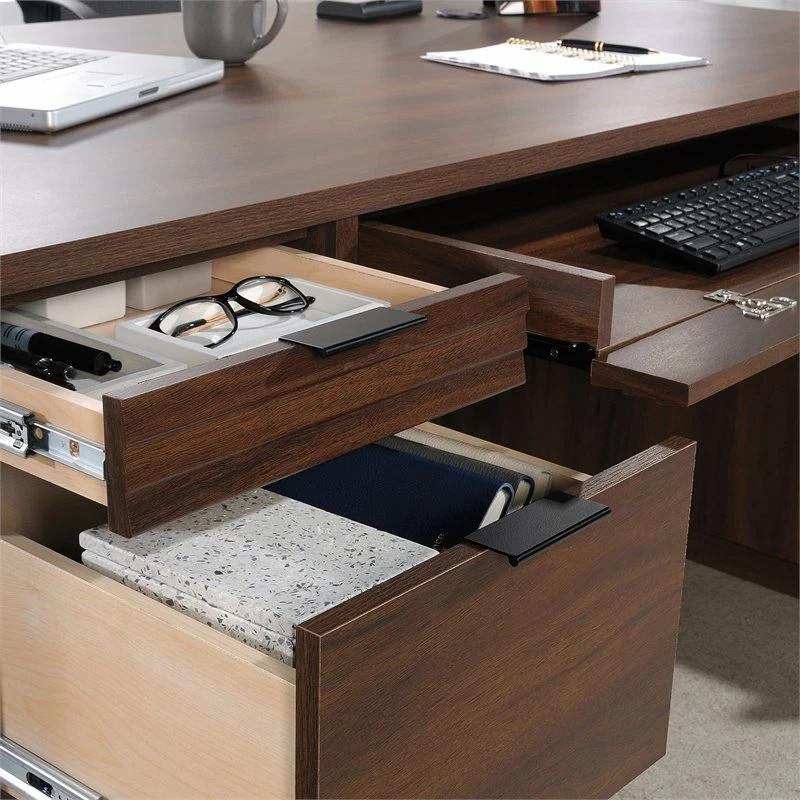 Home Square 2-Piece Set With Excutive Desk & Small Filing Cabinet Credenza 21 Home Square 2-Piece Set With Excutive Desk & Small Filing Cabinet Credenza - Image 19
