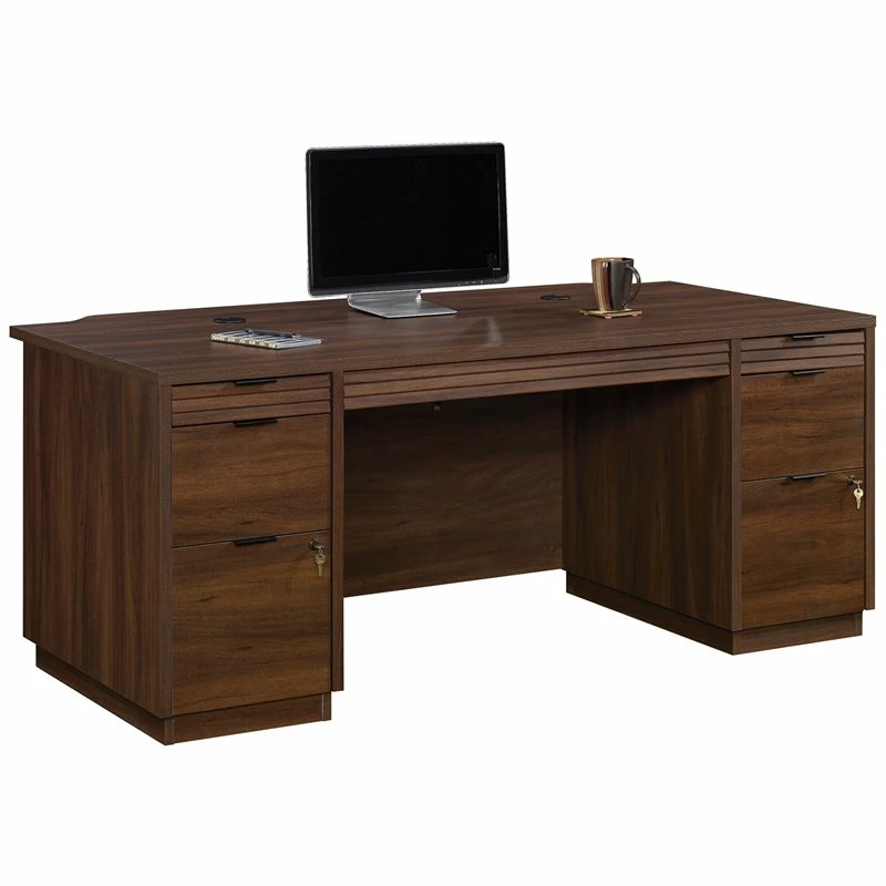Home Square 2-Piece Set With Excutive Desk & Small Filing Cabinet Credenza 9 Home Square 2-Piece Set With Excutive Desk & Small Filing Cabinet Credenza - Image 7